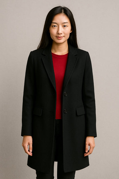 Unlined Wool Trench Coat