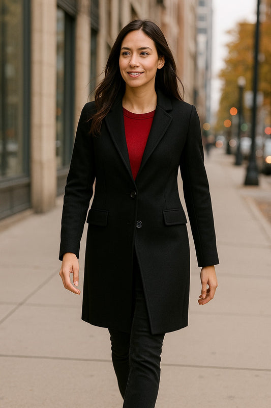 Unlined Wool Trench Coat