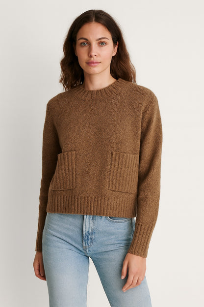 Knit Sweater with front Pockets
