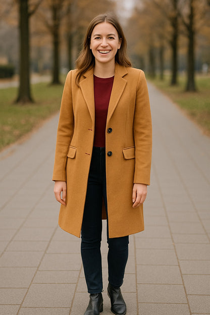 Unlined Wool Trench Coat